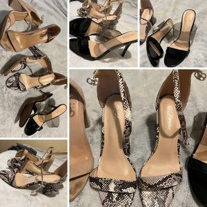 Shoes bundles- size 7-8 fits like 7.5